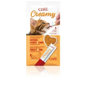 Catit Catit Creamy, kurczak i wątroba, 5szt/op.