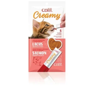 Catit Catit Creamy, łosoś, 5szt/op.