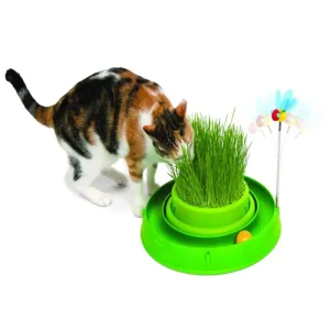 Catit Tor Catit Play ‘n Scratch z trawą, 4 x 36 x 39,5 cm, zielony