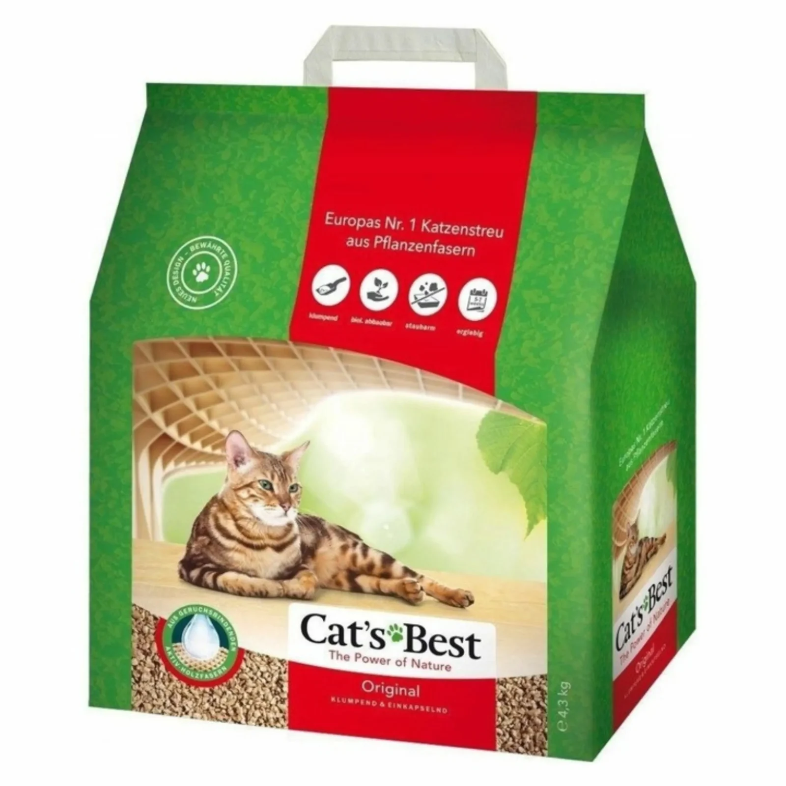 CAT’S BEST ORIGINAL Żwirek drewniany 10L
