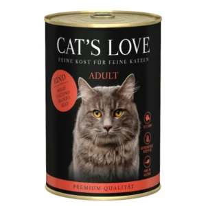CAT’S LOVE Rind Pur Wołowina Z Mniszkiem 400g