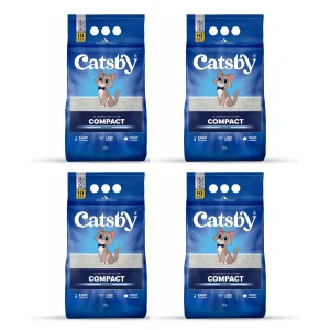 Catsby Compact bezzapachowy 4x5l żwirek bentonitowy