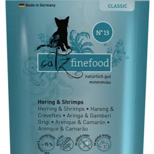 Catz Finefood Classic N.13 Śledź i Krewetki saszetka 85g