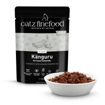Catz finefood Purrrr 107 kangur 85g mokra karma Mięso kangura dla kota bez kurczaka