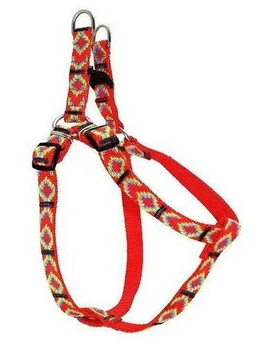 CHABA Szelki taśma ozdobne nr 2 – obwód 50cm czerwone