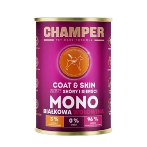 Champer Coat&Skin Mokra Karma Dla Psa Wołowina 400g