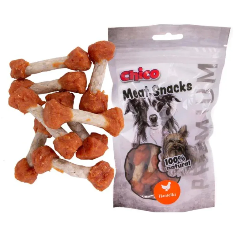CHICO Meat Snack Hantelki z kurczakiem 80g