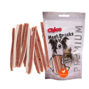 CHICO Meat Snack Sandwich paski z kurczaka 80g