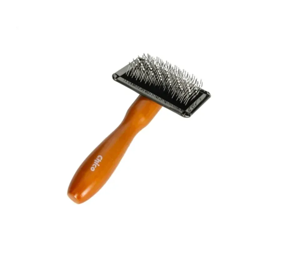 CHICO Szczotka drewniana drut z kulką MINI 6,2cm