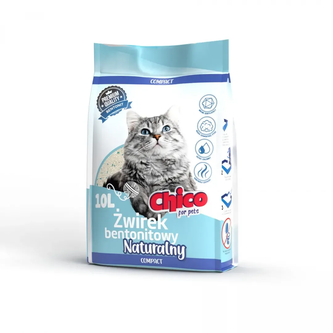 CHICO Żwirek bentonitowy Compact Naturalny 10L