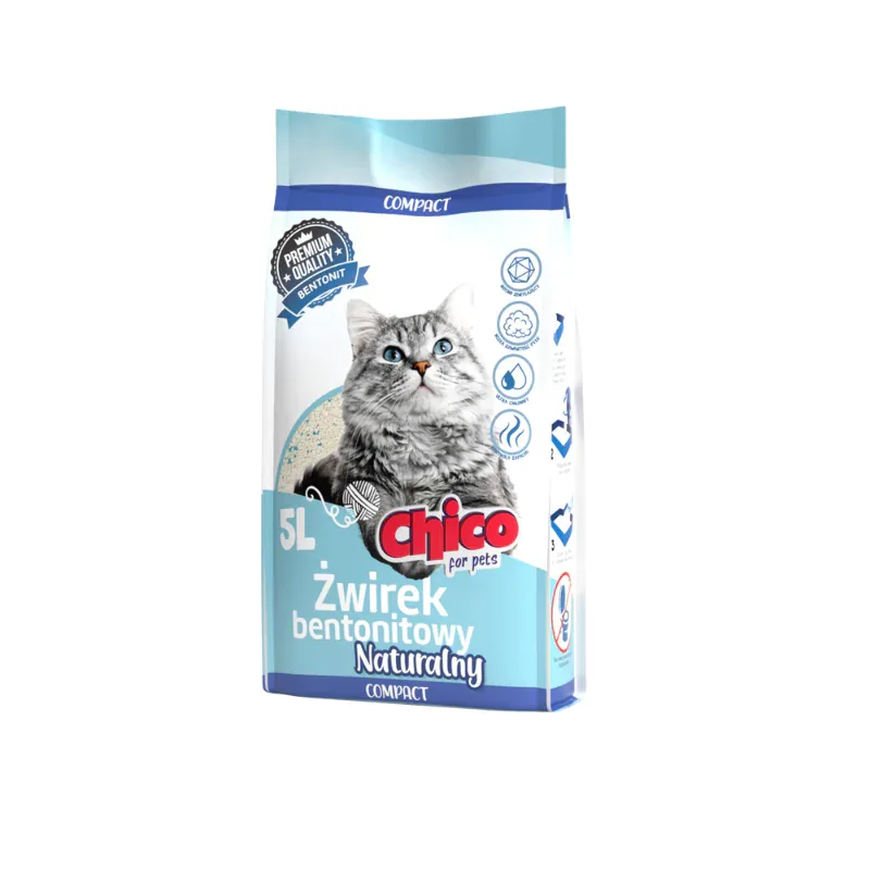 CHICO Żwirek bentonitowy Compact Naturalny 5L