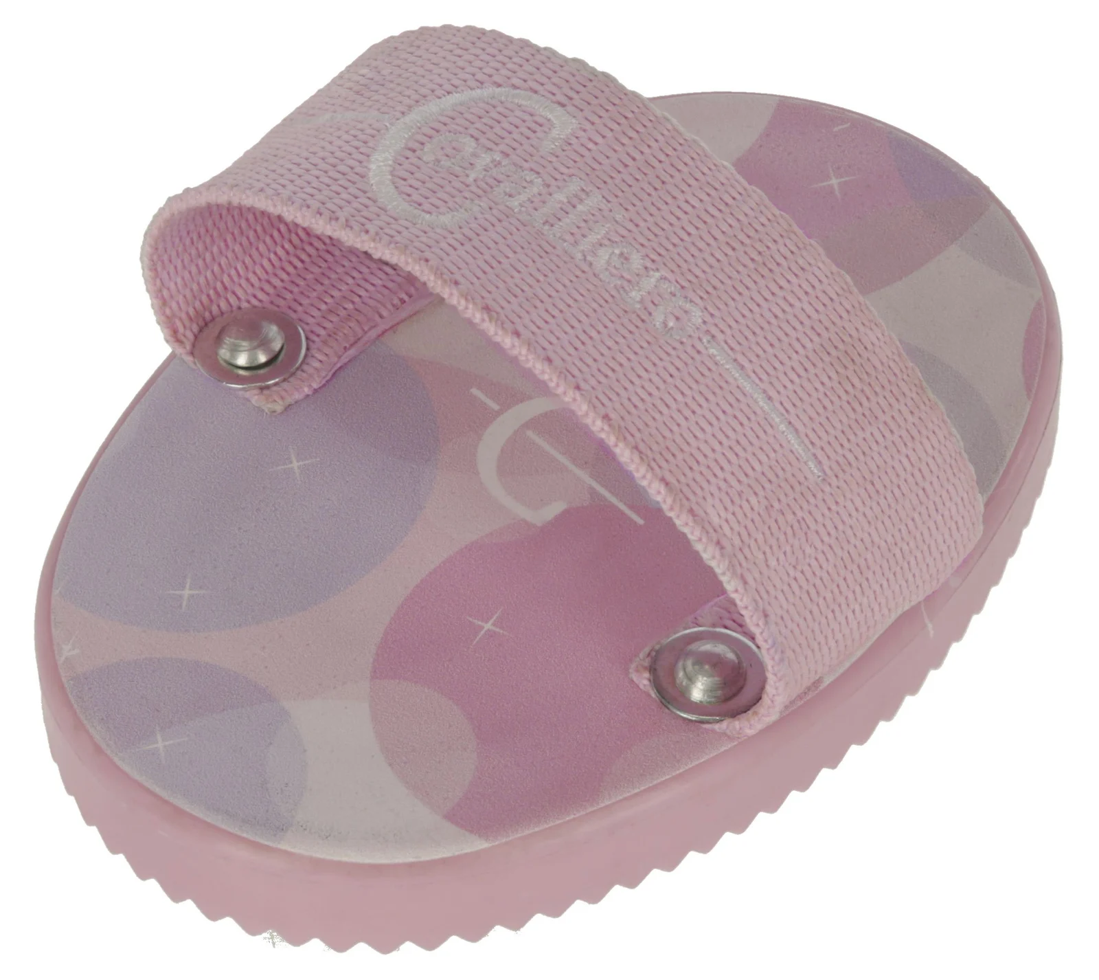 Covalliero Kids Zgrzebło Dla Konia Lilli Starlight Różowe 13cm