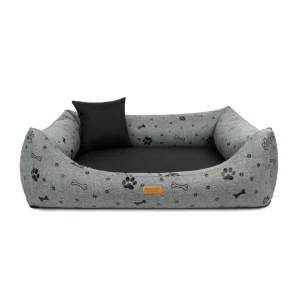 Denzoo Legowisko Ortopedyczne Modena Black Foot