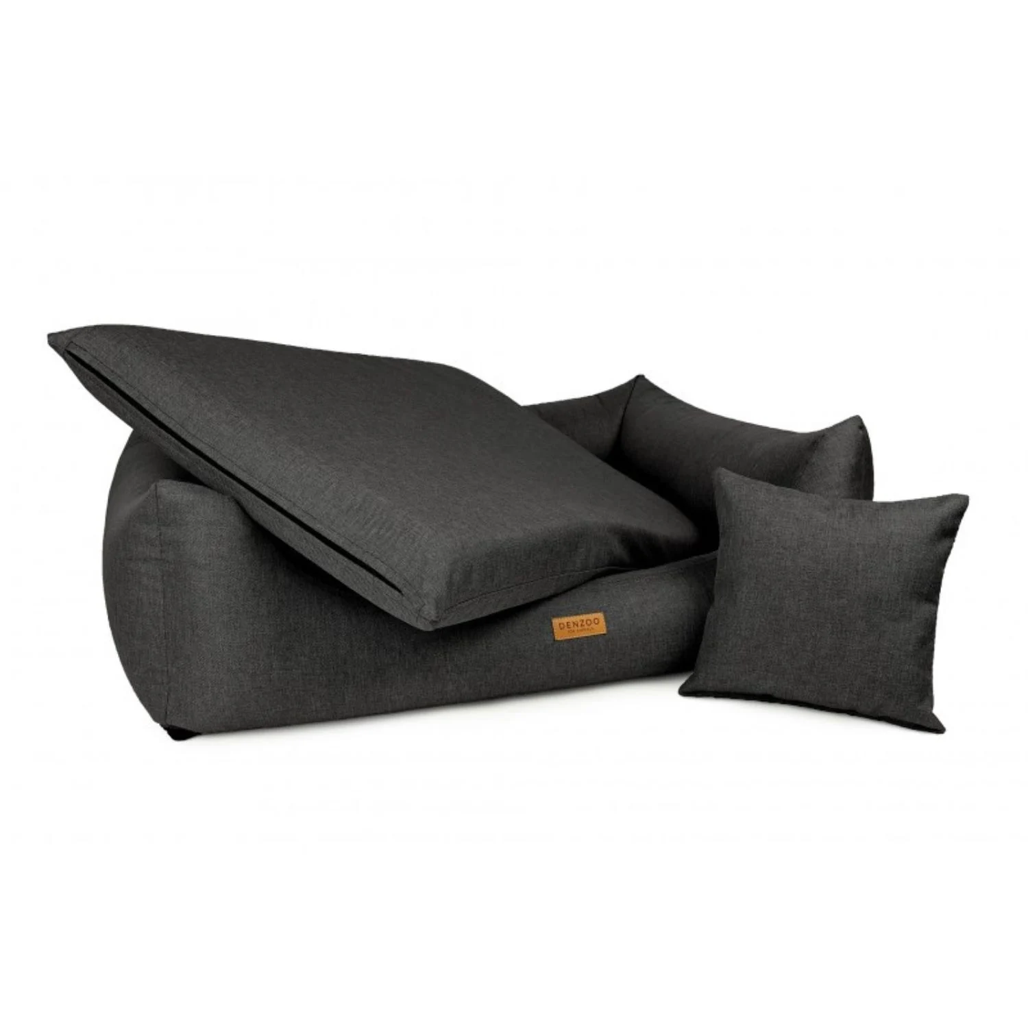 Denzoo Legowisko Ortopedyczne Modena Dark Gray - Image 2