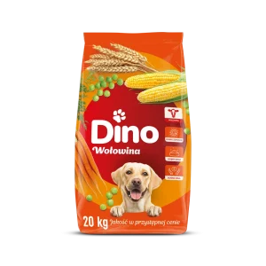 DINO Sucha Karma z Wołowiną dla Psów 20kg