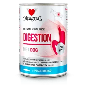Disugual Dla Psa Mokra Dieta Trzustkowa DIGESTIVE LOW FAT Białe Ryby 400 g
