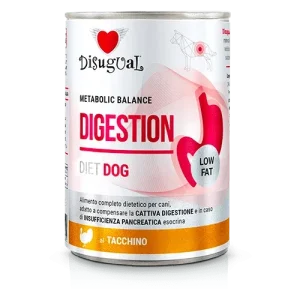 Disugual Dla Psa Mokra Dieta Trzustkowa DIGESTIVE LOW FAT Indyk 400 g