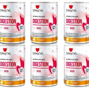 Disugual Dla Psa Mokra Dieta Trzustkowa DIGESTIVE LOW FAT Indyk 6 x 400 g
