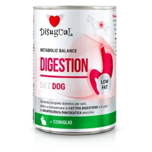 Disugual Dla Psa Mokra Dieta Trzustkowa DIGESTIVE LOW FAT Królik 400 g