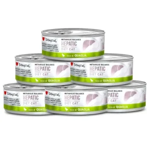 Disugual Karma Mokra Dla Kota Weterynaryjna Hepatic Przepiórka 6 x 85 g