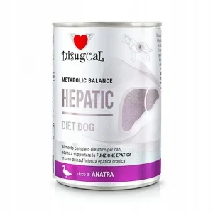 Disugual Karma Mokra Dla Psa Weterynaryjna Hepatic Kaczka 400 g Wątroba