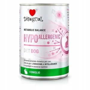 Disugual Karma Mokra Dla Psa Weterynaryjna Hypoallergenic Królk 400 g