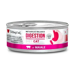 Disugual Karma Mokra Koty Weterynaryjna DIGESTION Low Fat Wieprzowina 85 g