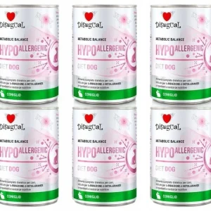 Disugual Karma Psy Mokra Dieta Weterynaryjna Hypoallergenic Królik 6 x 400g