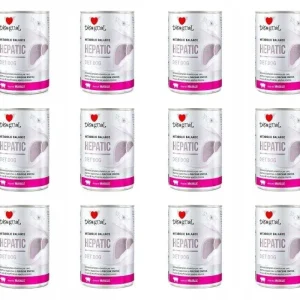 Disugual Psy Mokra Dieta wątroba Weterynaryjna Hepatic Wieprzowina 12×400 g