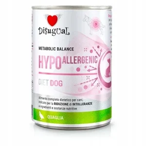 Disugual Karma Mokra Dla Psa Weterynaryjna Hypoallergenic Przepiórka 400 g