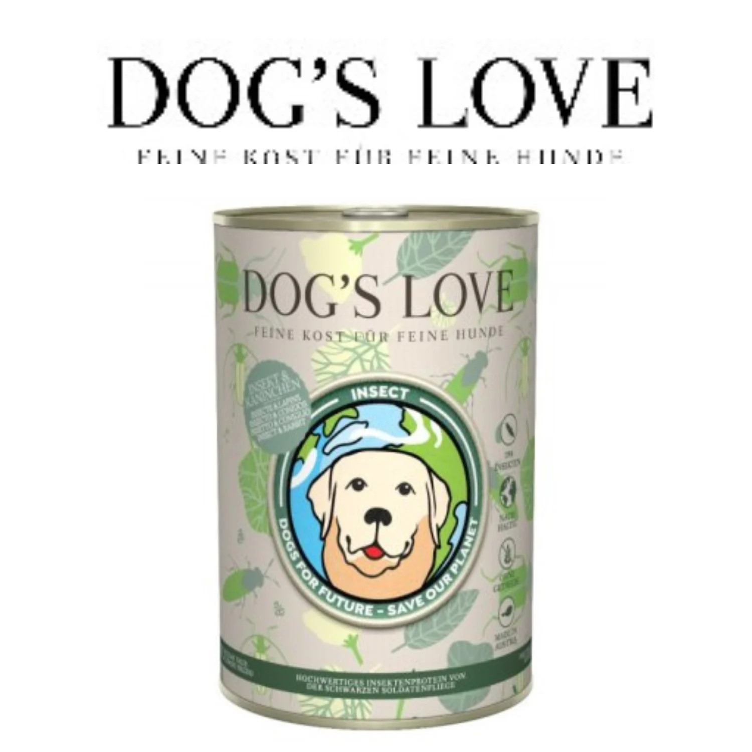 DOG’S LOVE Insekt Kaninchen Owady Z Królikiem 400g - Image 2