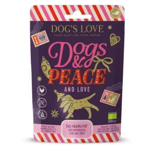 DOG’S LOVE Peace & Love Ekologiczne Przysmaki 150g