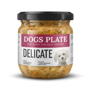 Dogs Plate Delicate Królik 360 g – monobiałkowa mokra karma dla psów wrażliwych
