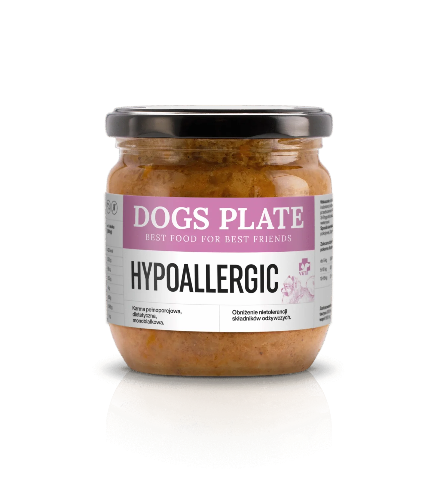 Dogs Plate Vet Hypoallergic dla psów z alergią pokarmową