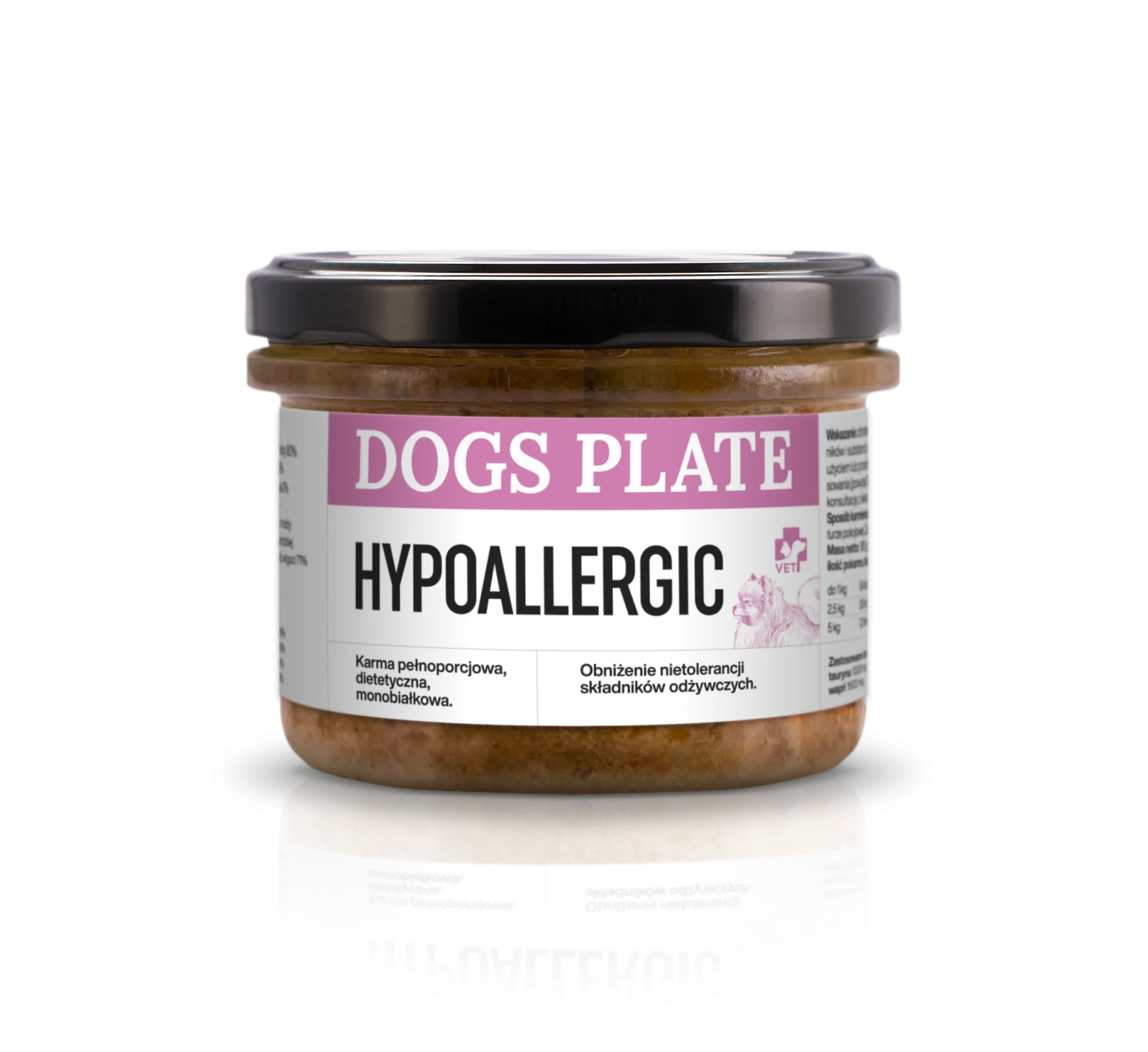 Dogs Plate Vet Hypoallergic dla psów z alergią pokarmową - Image 2