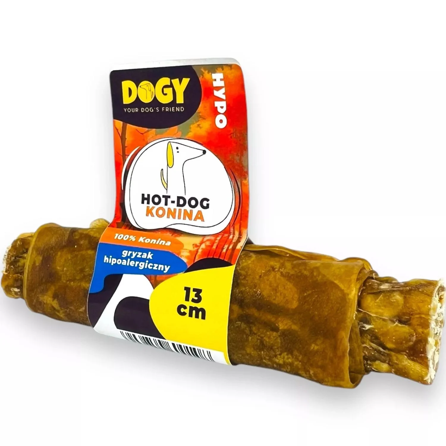 DOGY HYPO – Hot-Dog z Koniny 13cm