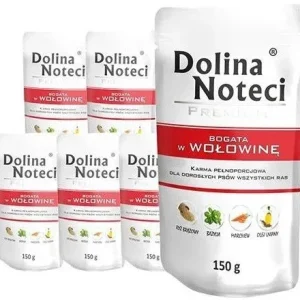 Dolina Noteci Dog Premium Wołowina Saszetka 10×150 g