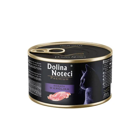 DOLINA NOTECI KOT pusz.185g KRÓLIK /12