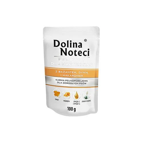 DOLINA NOTECI PIES 100g bażant/dynia SASZETKA MINI /10