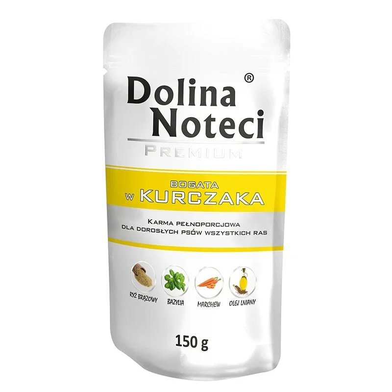 DOLINA NOTECI PIES 150g kura SASZETKA /10