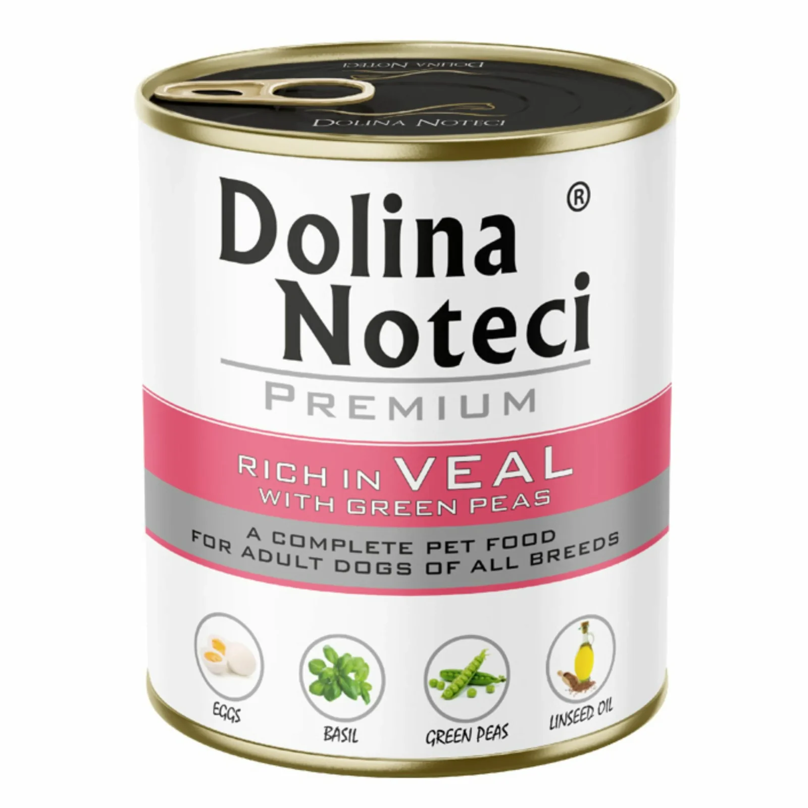 DOLINA NOTECI Premium bogata w cielęcinę z zielonym groszkiem 800g