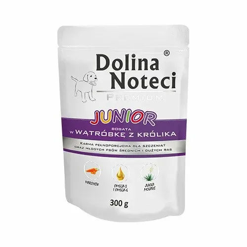 DOLINA NOTECI Premium JUNIOR Wątróbka z królika 300g