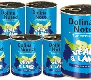 DOLINA NOTECI PREMIUM SUPERFOOD cielęcina i jagnięcina 6x400g