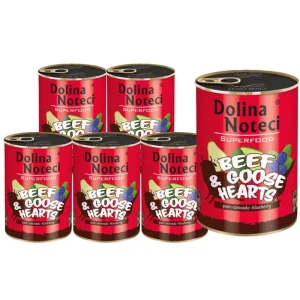 DOLINA NOTECI PREMIUM SUPERFOOD wołowina z sercami z gęsi 6x400g
