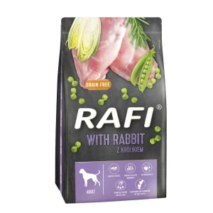 DOLINA NOTECI Rafi karma sucha dla psa z królikiem 10kg