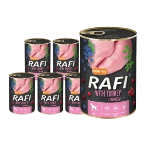 DOLINA NOTECI Rafi z indykiem 6x400g