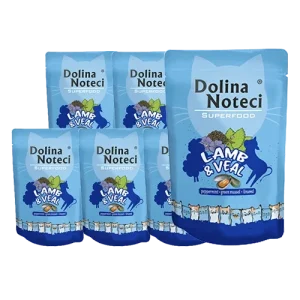 DOLINA NOTECI Superfood cielęcina i jagnięcina saszetka 10x85g