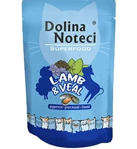 DOLINA NOTECI Superfood cielęcina i jagnięcina saszetka 85g
