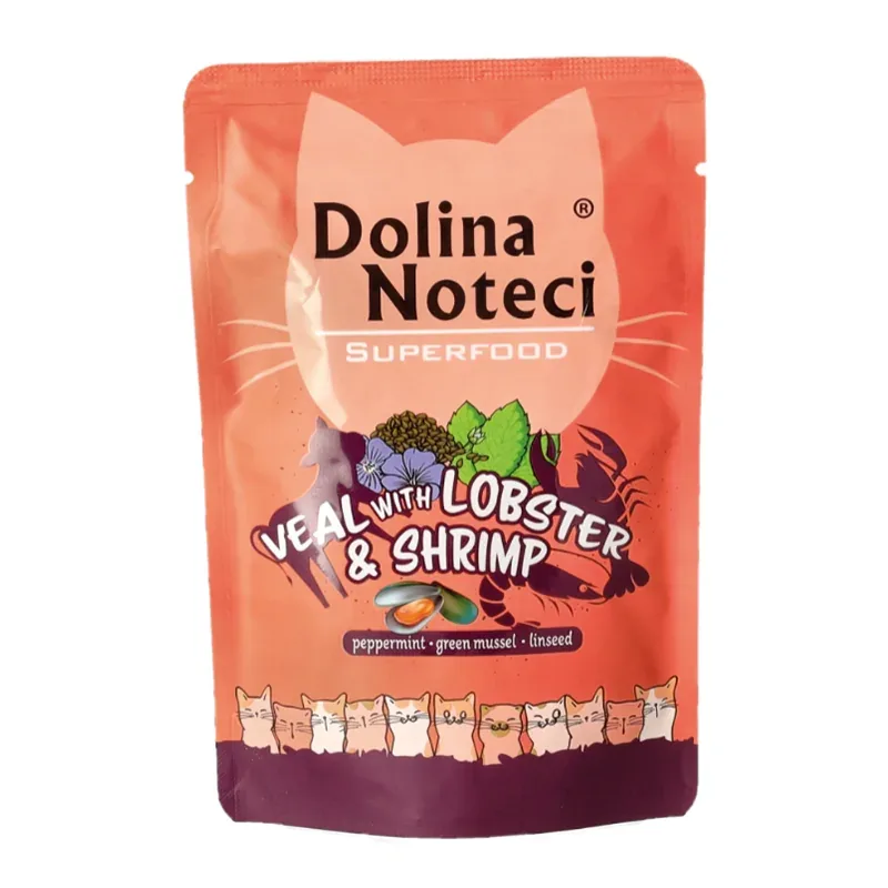 DOLINA NOTECI Superfood Cielęcina z Homarem i Krewetkami 85g