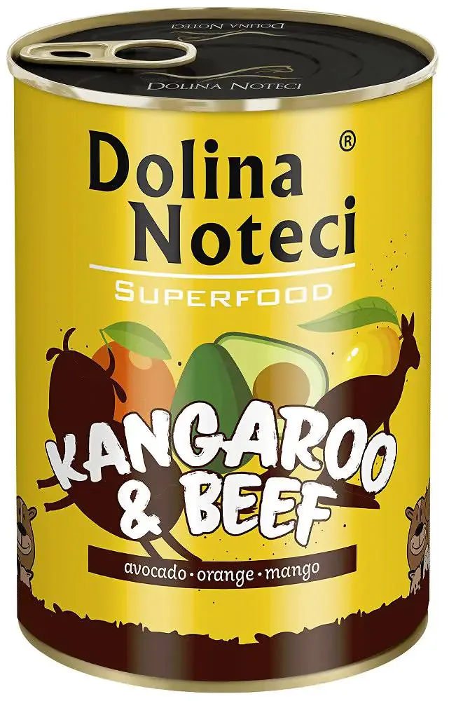 DOLINA NOTECI Superfood pies Kangur i Wołowina 400g